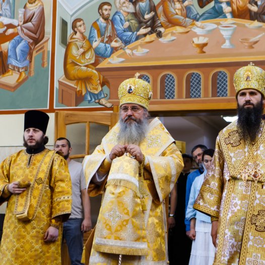 Митрополит Ніжинський і Прилуцький Климент очолив Всенічне бдіння в Академічному храмі КДАіС