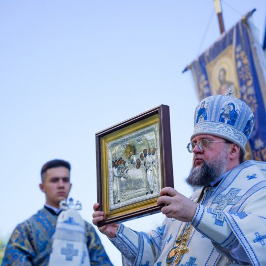 Архієпископ Сильвестр очолив престольне свято Свято-Успенського храму у Дарницькому районі столиці