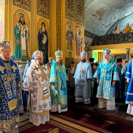 Архієпископ Сильвестр взяв участь в богослужінні у день вшанування Борзнянської ікони Божої Матері у Ніжинській єпархії