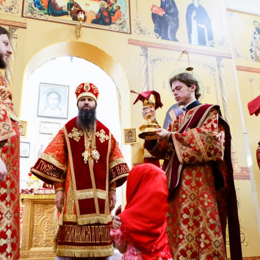 Єпископ Пантелеімон очолив Літургію у день пам’яті свого небесного покровителя
