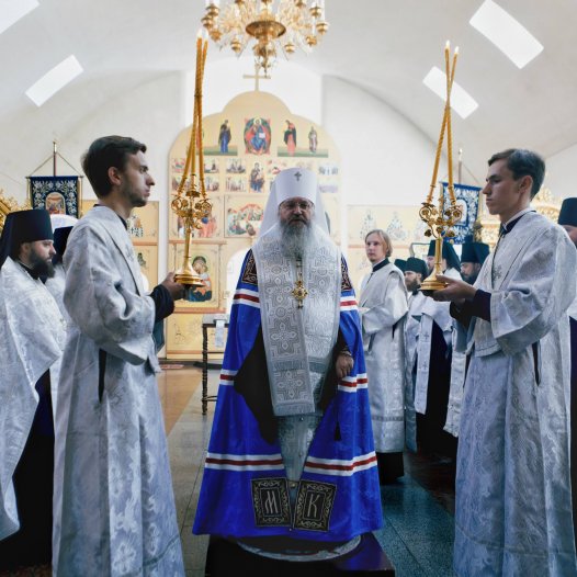 Голова Учбового комітету при Священному Синоді УПЦ очолив заупокійну літію за загиблим монахом Святогірської лаври