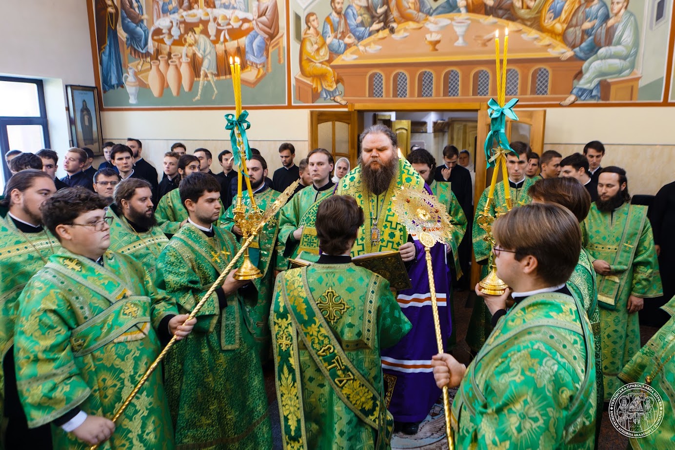 Архієпископ Згурівський Амвросій очолив читання Акафіста Собору святих КДА