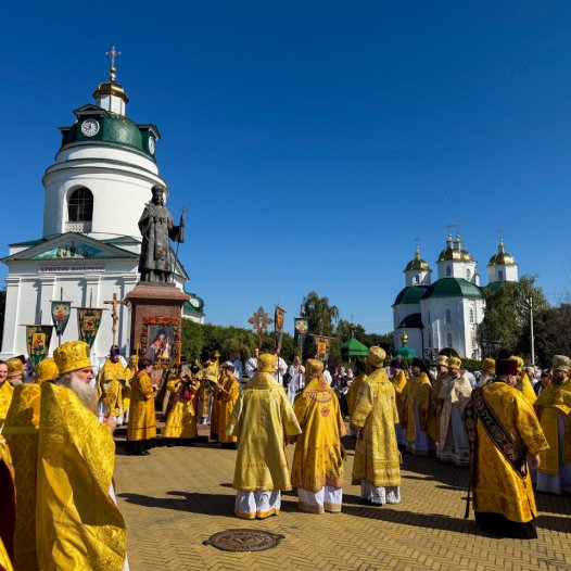 Служіння ректора у Прилуках з нагоди 115-ї річниці віднайдення мощей святителя Іоасафа Бєлгородського