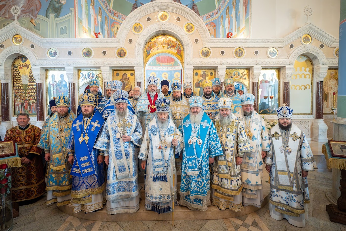 Архієпископ Сильвестр взяв участь в освяченні столичного храму на честь святих безсрібників і чудотворців Косьми та Даміана