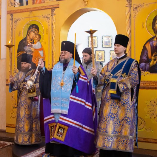 Архієпископ Сильвестр очолив соборний Акафіст перед Києво-Братською іконою Божої Матері