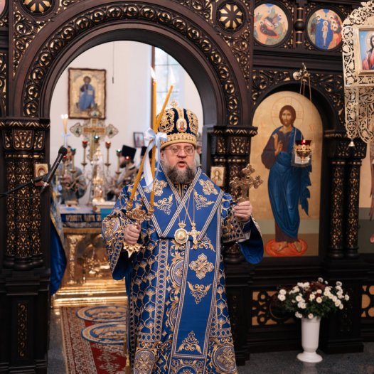 Служіння архієпископа Сильвестра в Свято-Благовіщенському ставропігійному храмі м. Луцька