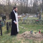 Літія на могилі протоієрея Олександра Кубеліуса, 10.04.2020